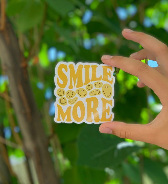 Smile More Sticker